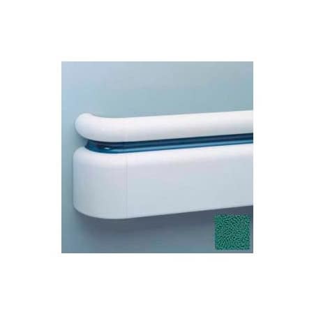 Pawling All Vinyl Three-Piece Handrail System, 6.25" Face, Aluminum Retainer, 12' Long, Grotto BR-400V-300